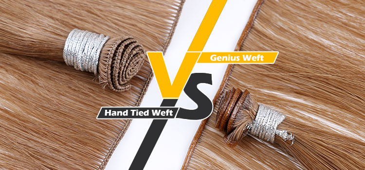 The difference of hand tied weft and genius weft