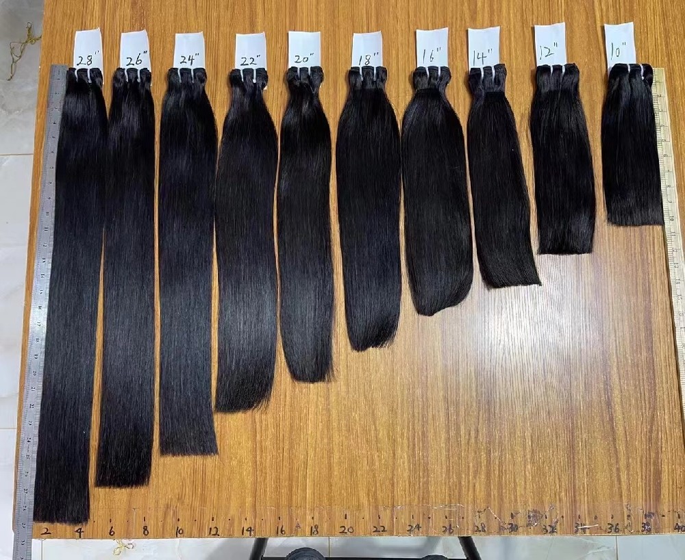 Raw Vietanemese human hair bundles