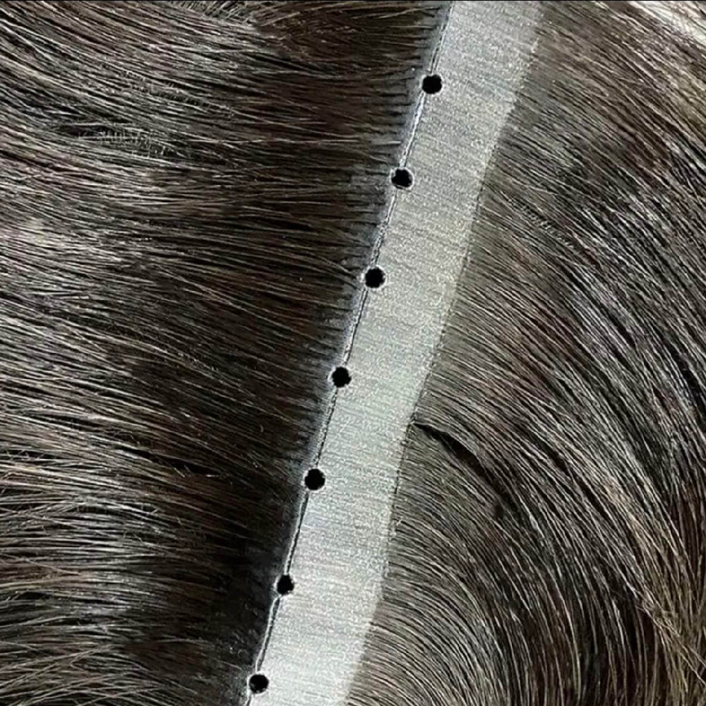 Hole weft (Half PU and half Invisible)