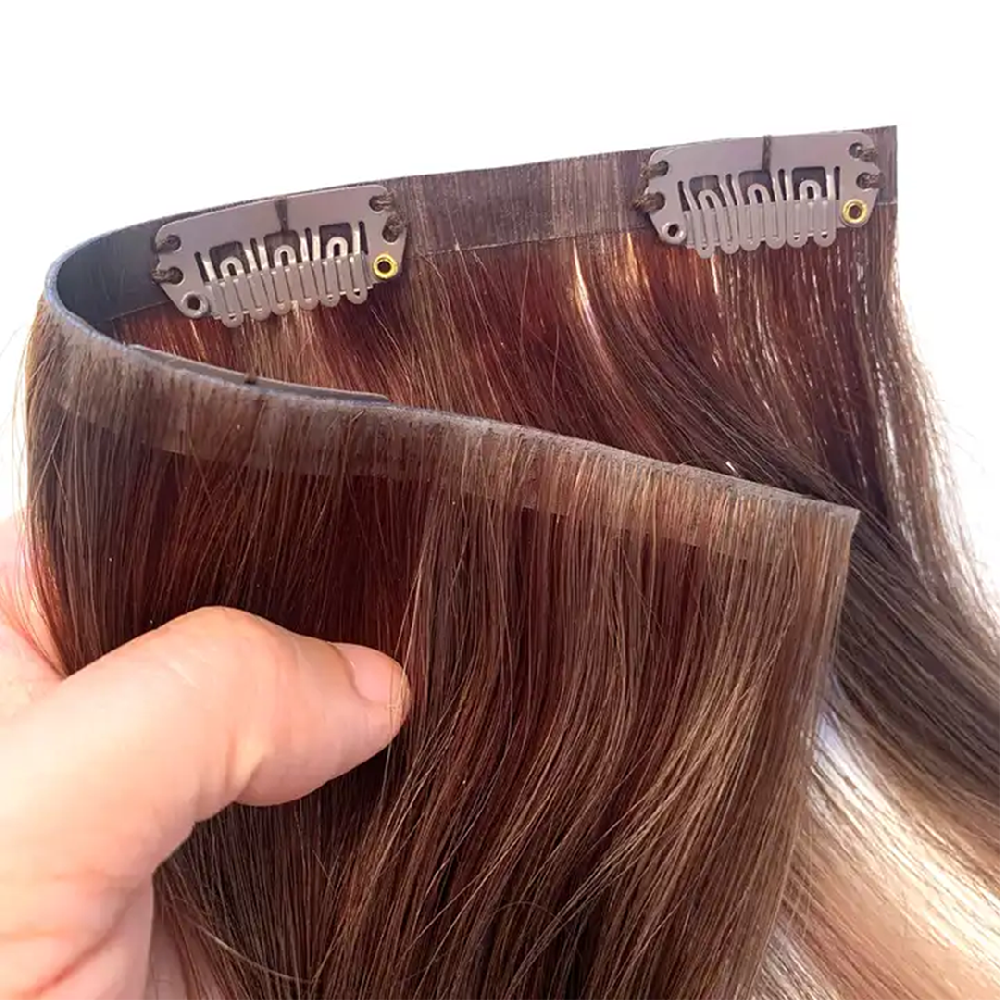 Invisible Seamless clip in hair extensions